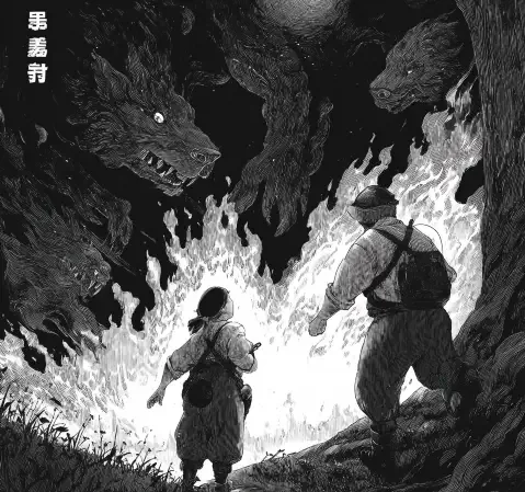 整理话题背景材料的桌面场景，纸页与笔记按逻辑排列